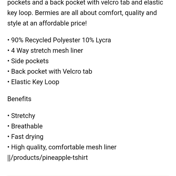 Bermie's Pineapple Vibes Swim Trunks - Picture 10 of 12